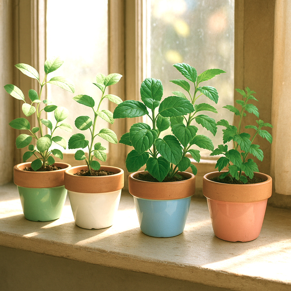 Glazed Flower Pot
