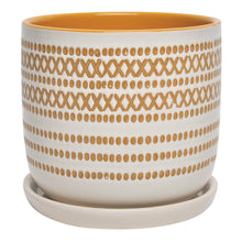 Colorful Plant Pots With Attached Saucer