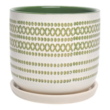 Colorful Plant Pots With Attached Saucer