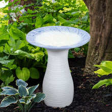 Hand-Painted Ceramic Bird Bath