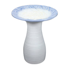 Hand-Painted Ceramic Bird Bath