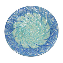 Hand-Painted Ceramic Bird Bath