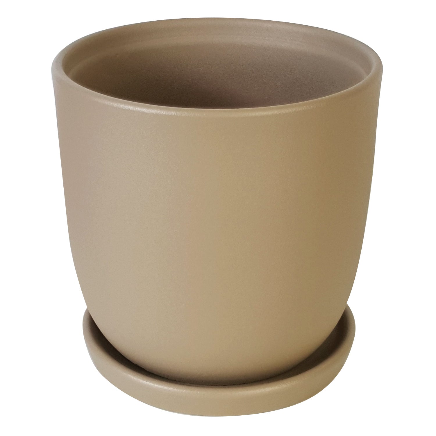Chatham Egg Pot with Attached Saucer