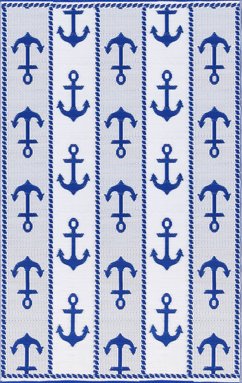 Anchor Blue & White