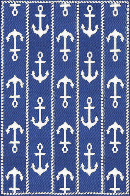 Anchor Blue & White