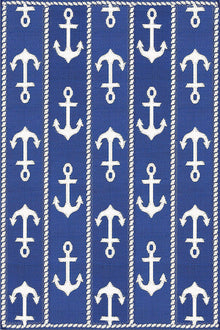 Anchor Blue & White