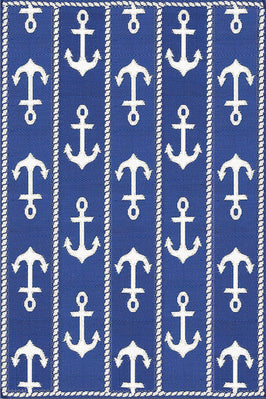 Anchor Blue & White