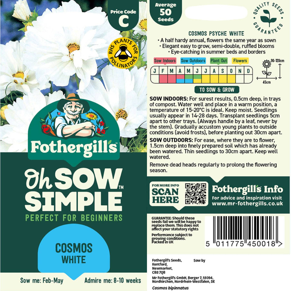 Cosmos White Seed