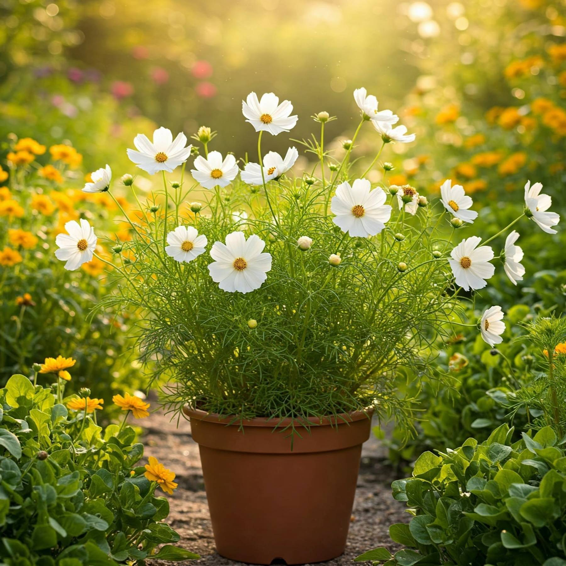 Cosmos White Seed