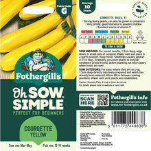 Courgette (Zucchini) Yellow Seed