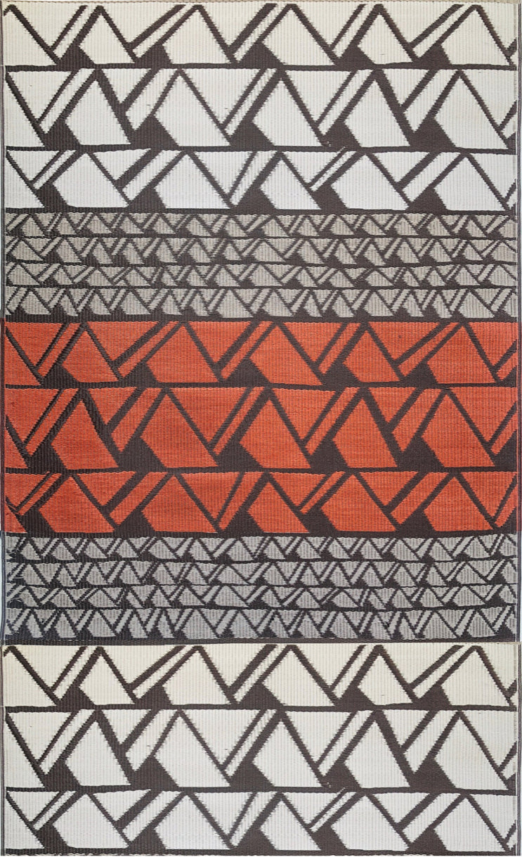 Zig Zag Oxide Outdoor Mat