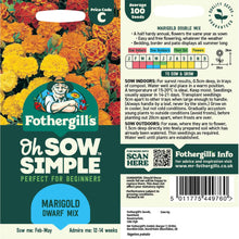 Marigold Dwarf Mix Seed