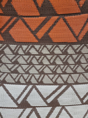 Zig Zag Oxide Outdoor Mat